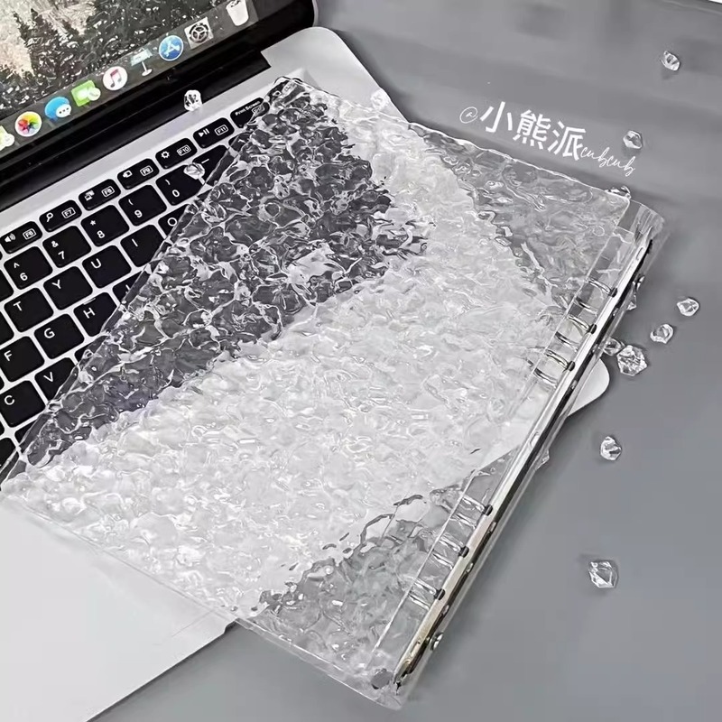 小紅書水晶カード冊四宮格三寸小カード愛豆アルバム追星収納冊ルーズリーフ本アクリル冊|undefined