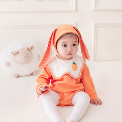 idea Baby Diaper Suit 0-2 Years Triangular All-in-One Outfit 2023 Spring and Autumn New Arrival Girls' Wholesale 3027