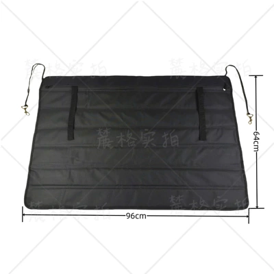 Y Large Size Universal Car Accessories Trunk Anti-Dirt Mat Foldable Bumper Protection Pad Anti-Collision Mat Large Size (Trunk Mat) - black-96x64cm