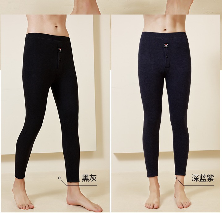 남성용 보온 바지 두꺼운 올리 벨벳 YALU 새로운 보온 바지 가을 겨울 필수품 바닥 보온 바지 추위와 따뜻함을 보호