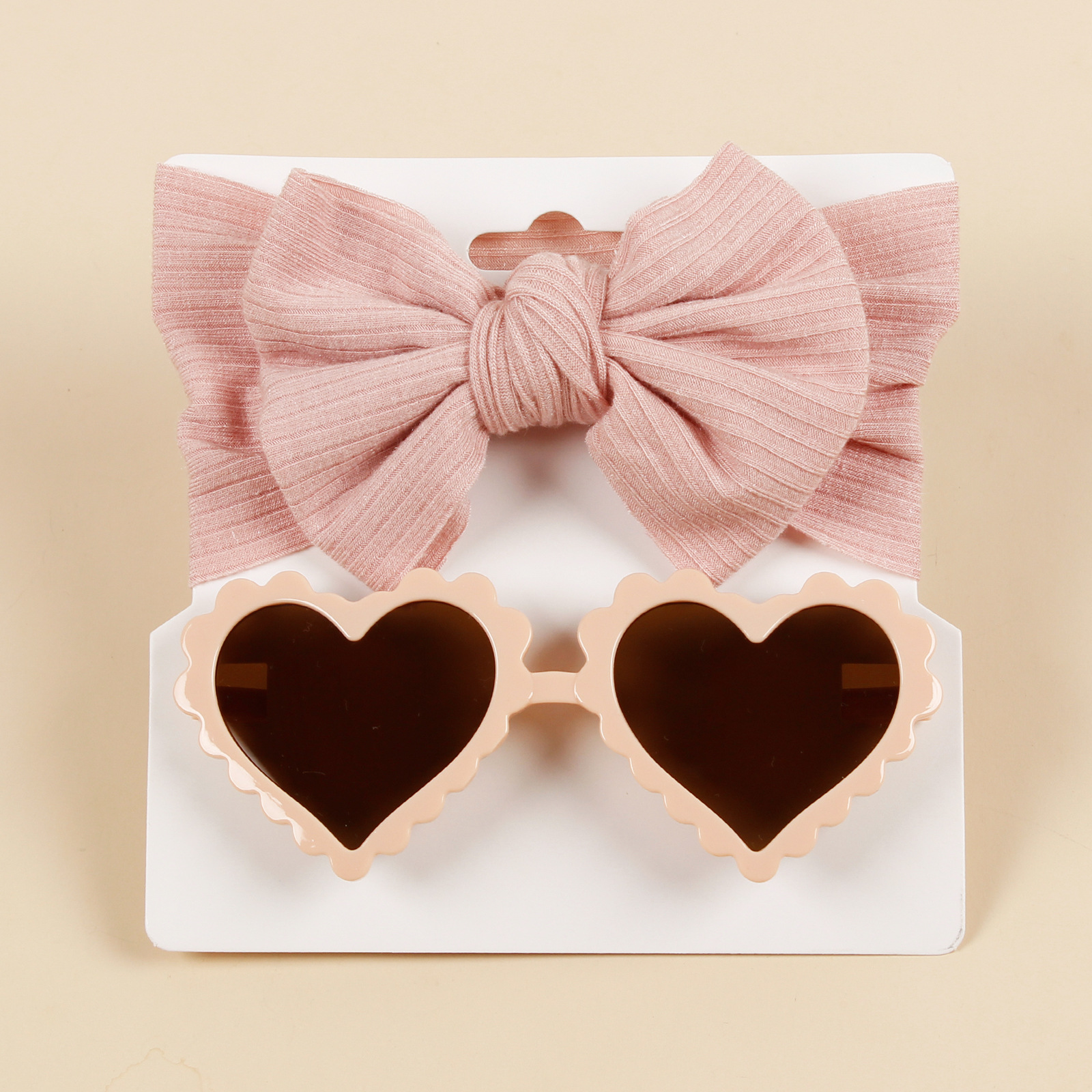 Simple Style Commute Solid Color Bow Knot Plastic Knit Hair Band display picture 1