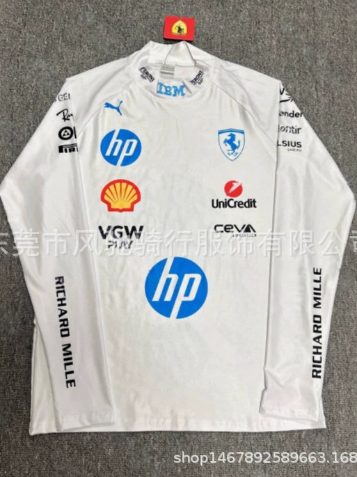 Тонкая базовая спортивная майка для гонок (F1 Майами) облегающий undershirt, белая, размерный ряд S–XXXL
