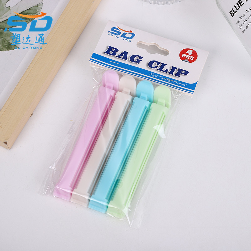 Comida fresca-mantenimiento bolsa de sellado clip bolsa de alimentos a prueba de humedad clip de sellado de leche grande en polvo té snack clip de sellado sin fecha