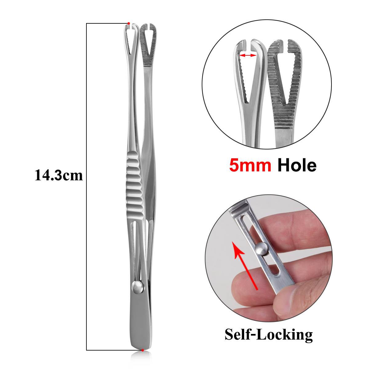 29-Arc Triangle Opening Tweezers
