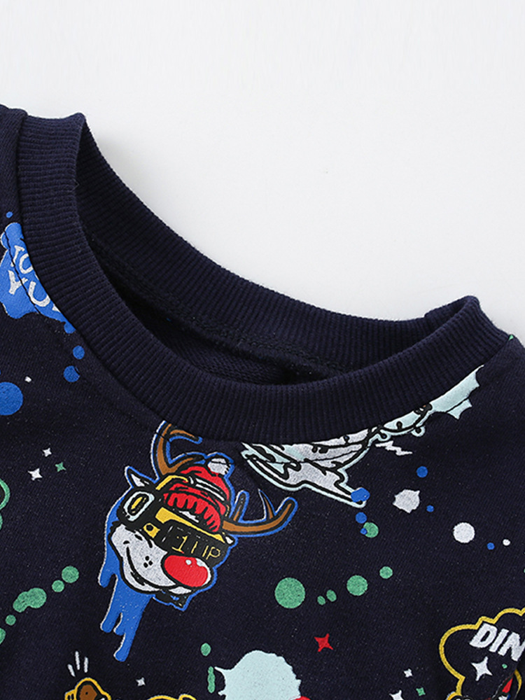 En stock malwee niños suéter otoño nuevo europeo y americano de los niños casual Top estilo occidental manga larga bottoming camisa
