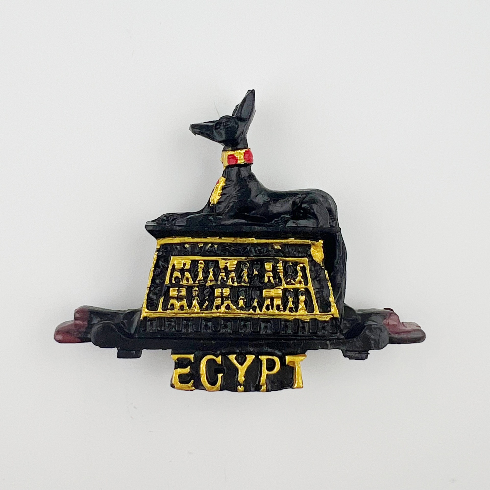 树脂埃及开罗冰箱贴阿努比斯旅游季念品法老 艳后金字塔立体手绘