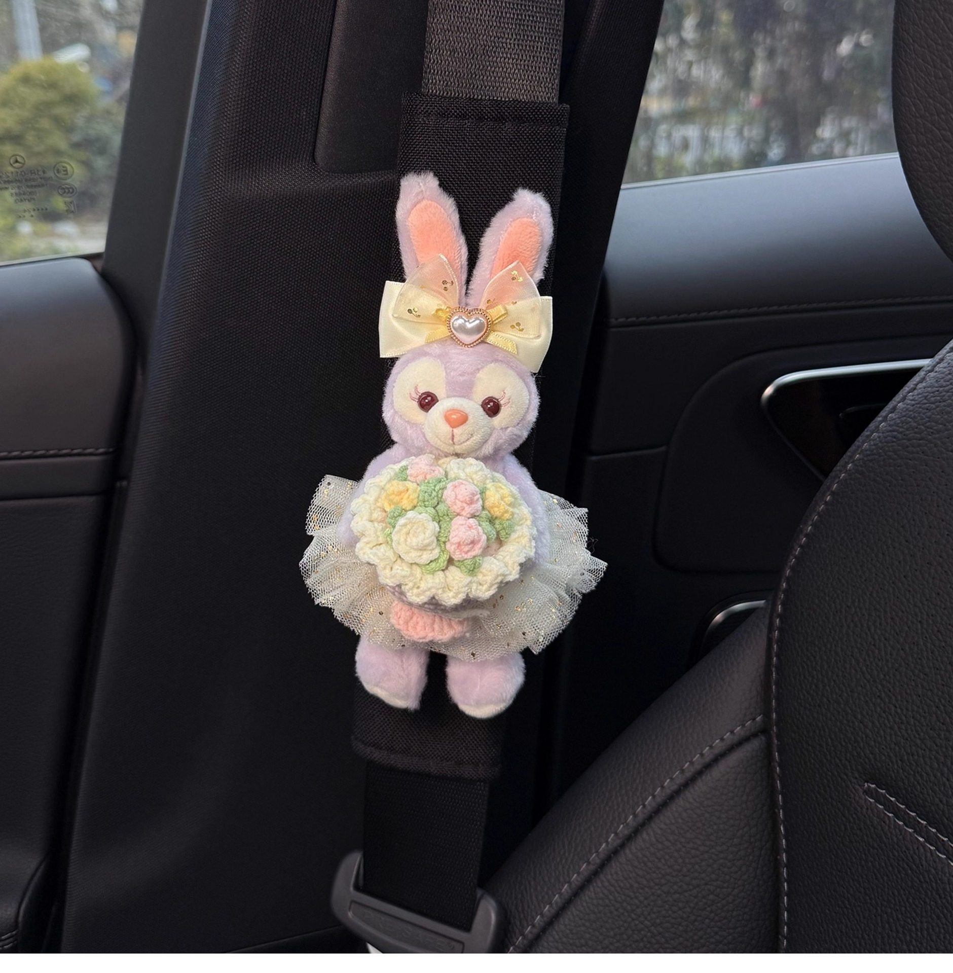 Star Dew Car Seatbelt Shoulder Pads, Cute and High-End for the Car Interior, Anti-Wear for Women's Clothing, New Style for Couples