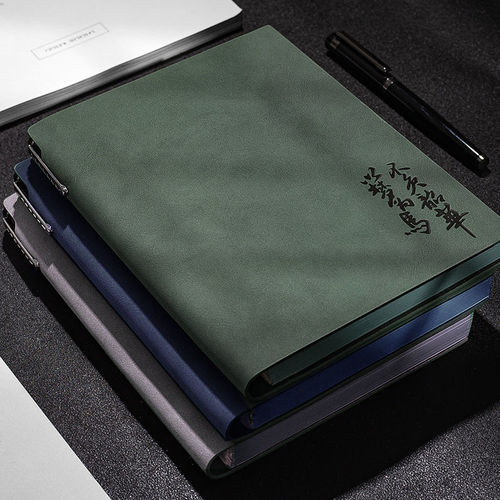 Notebook with high-looking ins style thickened notebook business work notepad office notepad simple diary