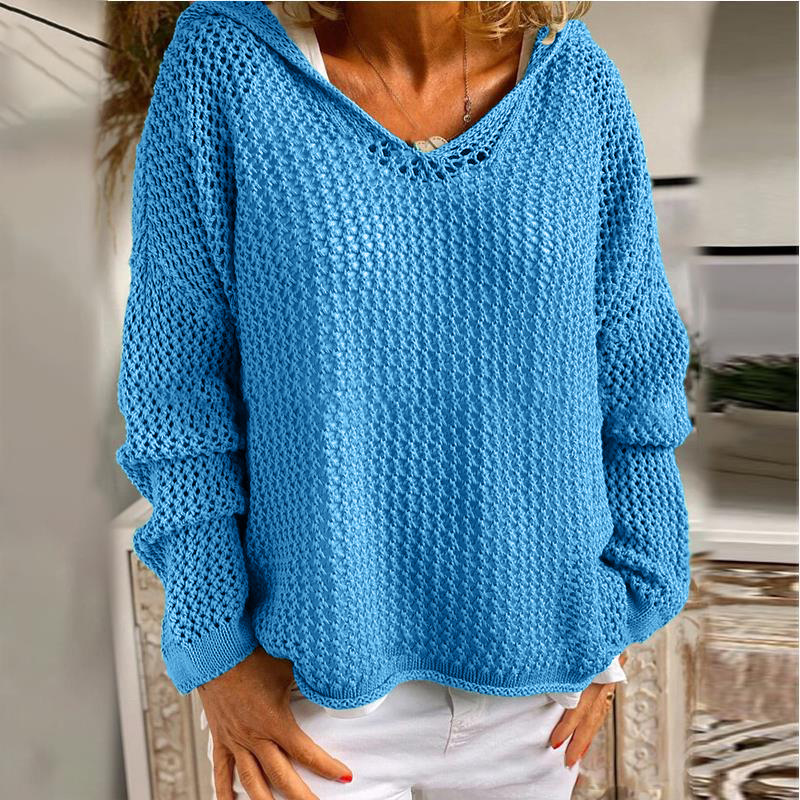 Versatile Knitted Hoodie