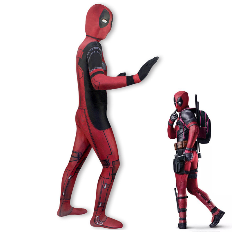 Deadpool Avengers Deadpool 2 cosplay costume digital 3D print full Deadpool tight suit