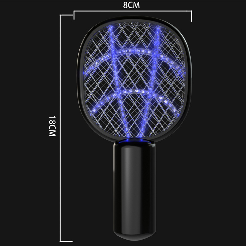 Mosquito eléctrico plegable tipo recargable poderoso de mano 3 en 1 mosquito mosquito doméstico mosquito atrapador USB mosquito linterna image 15