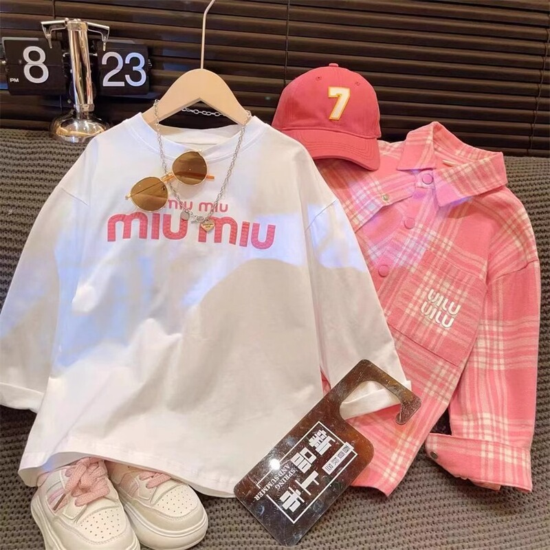 女の子コート 2025 新作春服子供ネットセレブおしゃれロングシャツ春女の子ネットセレブ服|undefined