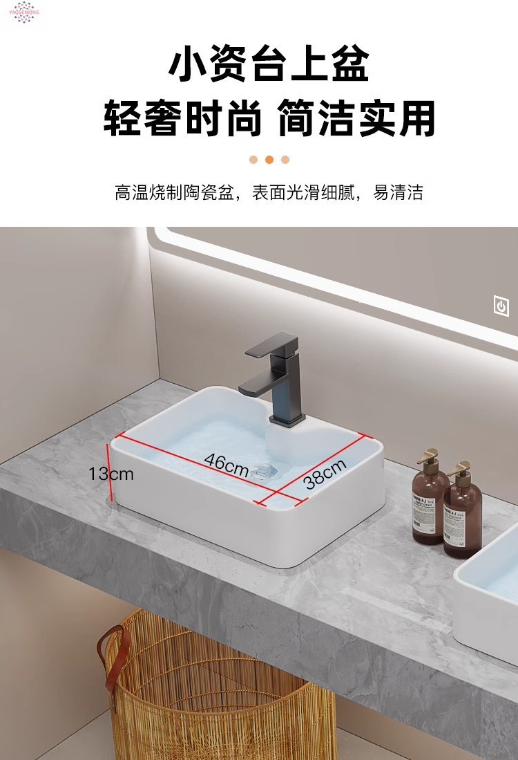 Modern marble countertop double basin hotel public bathroom bathroom cabinet combination bathroom washbasin simple undefined