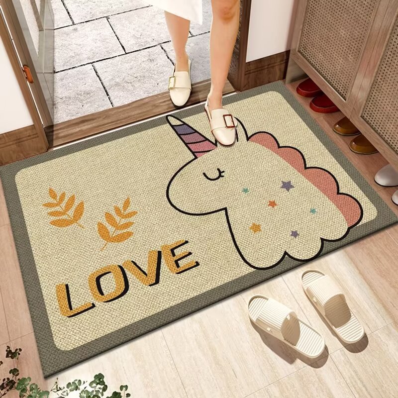 린넨 흡수성 바닥 매트 17