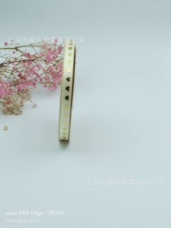 1cm en forma de corazón Cinta de Oro bandeja de barra cinta hecha a mano flor cinta de regalo caja de embalaje al por mayor especial