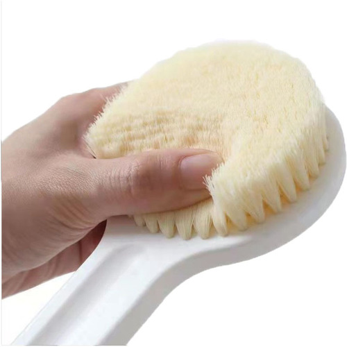 Bath brush, back rub brush, unprinted back rub artifact, long handle back rub mud bath brush, double-sided bath ball, bath brush wholesale