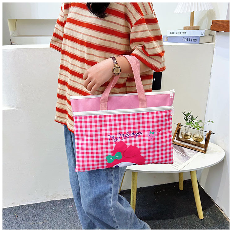 The new Spring 2024 Stardelo minimalist cartoon large-capacity student handbag, study materials and tutorial bag undefined