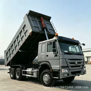 Xarici Howo 6X4 371 at gücündə mühəndislik arxa boşaldılan yük maşını