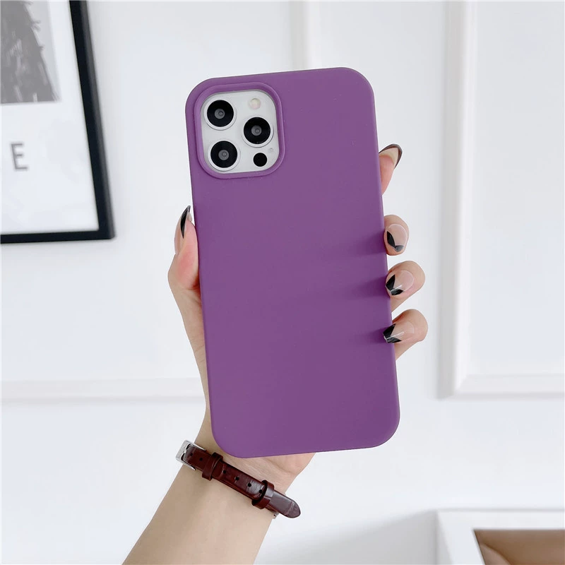 Силиконовый чехол Apple iPhone 12 Pro Max совместимый, мягкое матовое покрытие, многоцветные варианты