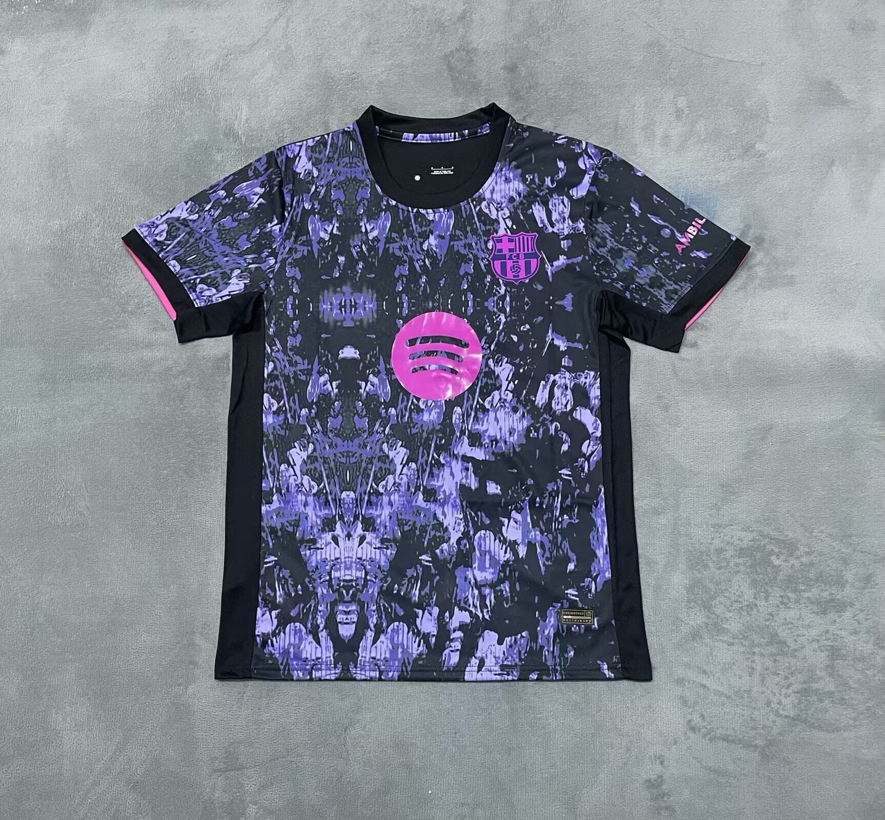 25-26 Fabricante especial de ropa de fútbol venta directa de una camiseta de malla camiseta de mangas cortas ropa de fútbol deportiva