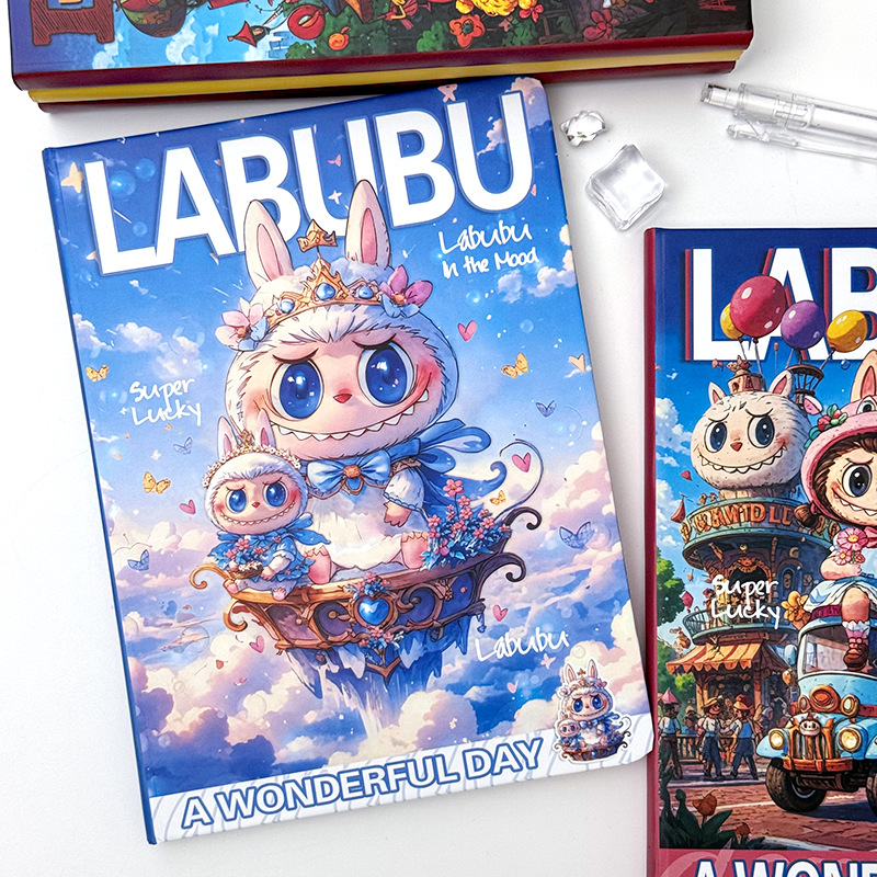 新しいラブブ a5 ノートブック高価値漫画水平線ノートブック漫画ハンドブック学生超厚手のメモ帳