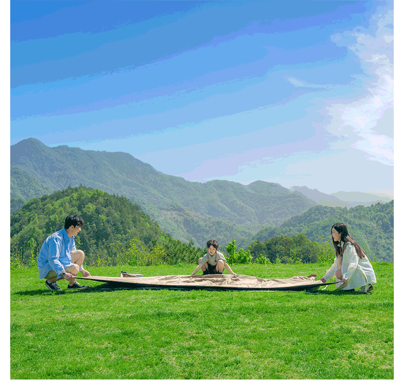 Explorer Dome Canopy Tent Outdoor Camping Quick-Open Black Coating Sunshade Simple Umbrella Cloth Sun Shelter