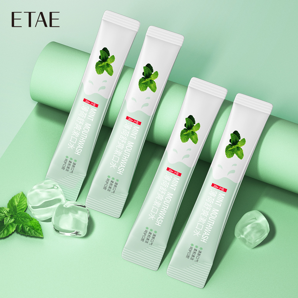 Mint cool refreshing fresh small mouthwash