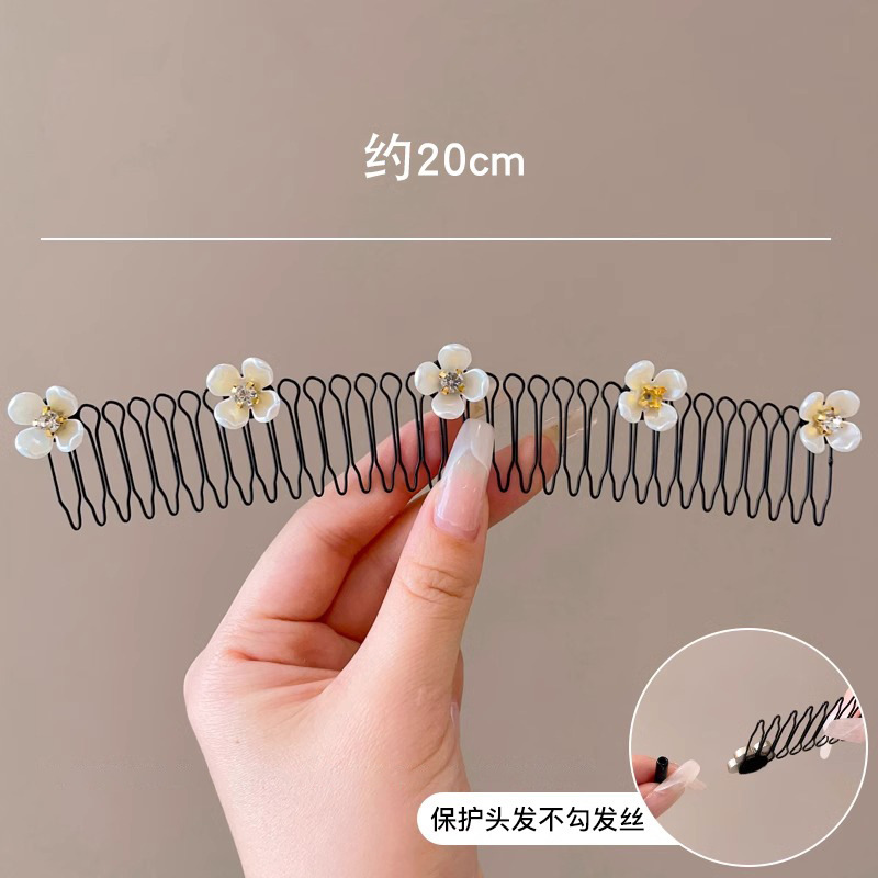 Arteto de cabello roto para niños, niña, peine para el cabello, horquilla en la frente, princesa, peine en la parte posterior de la cabeza del bebé, horquilla, tocado