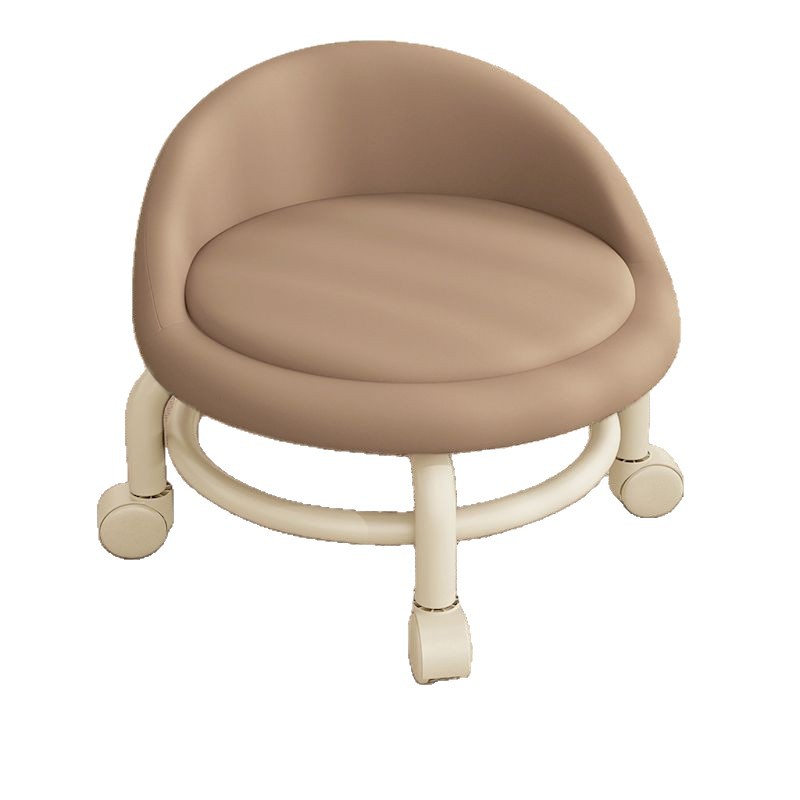 Taburete bajo, polea, taburete para niños pequeños, rueda universal, taburete pequeño, pedicura, silla giratoria, rueda silenciosa móvil
