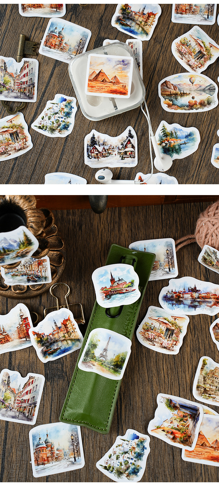 46 teile/schachtel Nette Erdbeere Frische Obst Pflanzen Blumen Kaffee Thema Zauberer Tagebuch Journaling DIY Kreative Siegel Aufkleber – Detail 40