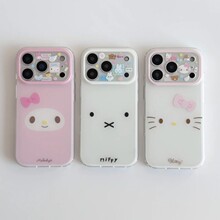 小红书爆款磨砂米菲兔kt猫适用iphone17promax手机壳苹果16新款15