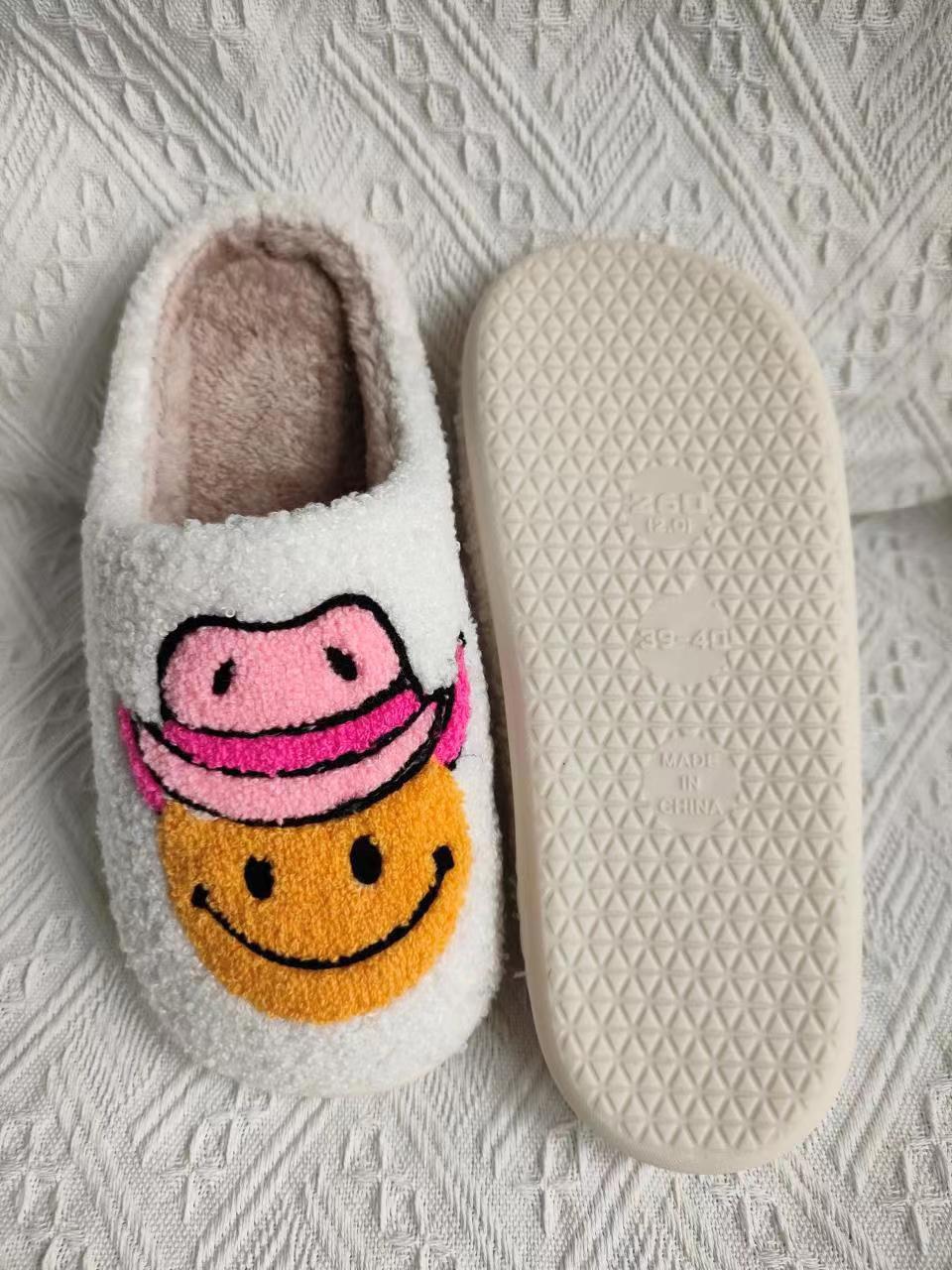 바지에 웃는 얼굴