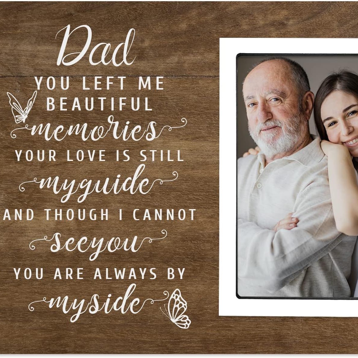 Madera creativa decoración de la pared colgante copywriting marco fotos conmemorativa