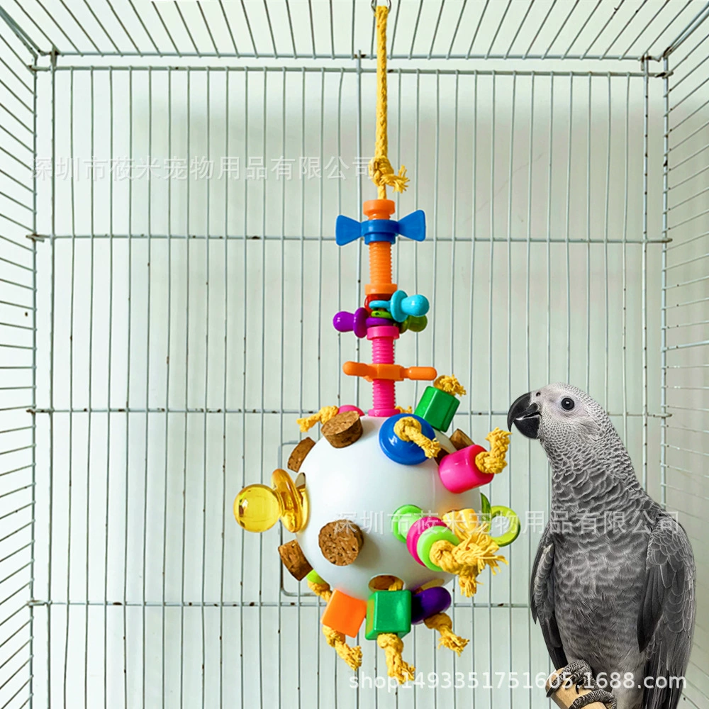 Попугай соска звезда чашка Укус игрушка птица игрушка Средний попугай развитие развивающие Развлечения игрушка уничтожения