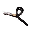 Advanced matte big crab pin, shark, hairgrip, hair tufts from pearl, high-quality style