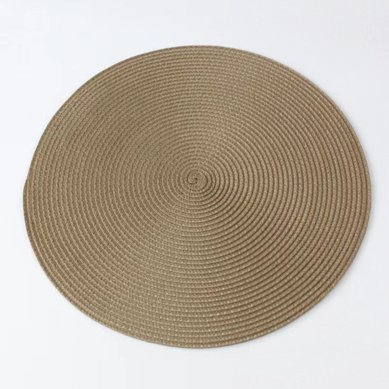 PP mantel de aislamiento redondo estera hogar europeo mantel aislamiento de Mantel occidental mantel de alta gama estera