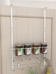 W1YP批發門後掛鈎掛籃置物袋厚門背包架浴室壁掛衣帽鈎收納進門口