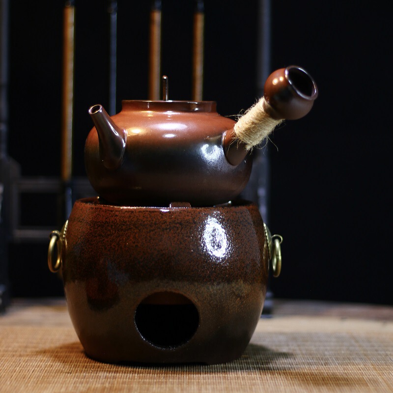 Tao Chao Wen Chuang Chaozhou Kiln Change Sand Dao Kettle Kiln Change Round Bell Sand Dao Zhu Mud Pottery Pot Boiling Water Boiling Teapot Outdoor