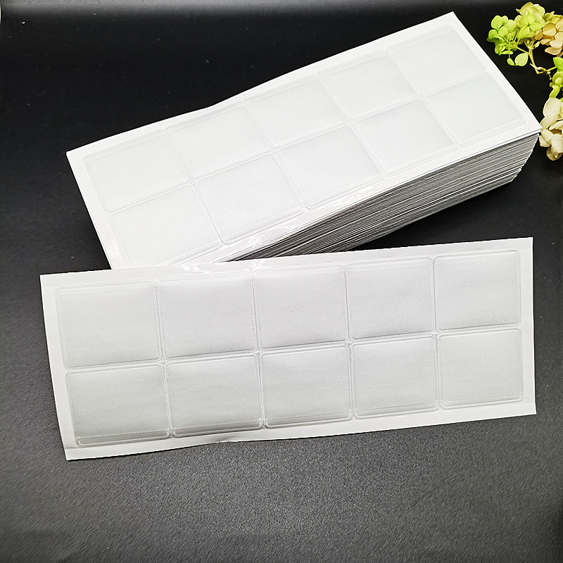 4,2*3,7 collar tarjeta mochila invisible bolsa de almacenamiento bolsillo trasero bolsa autoadhesiva bolsa de plástico accesorios de bricolaje de joyería
