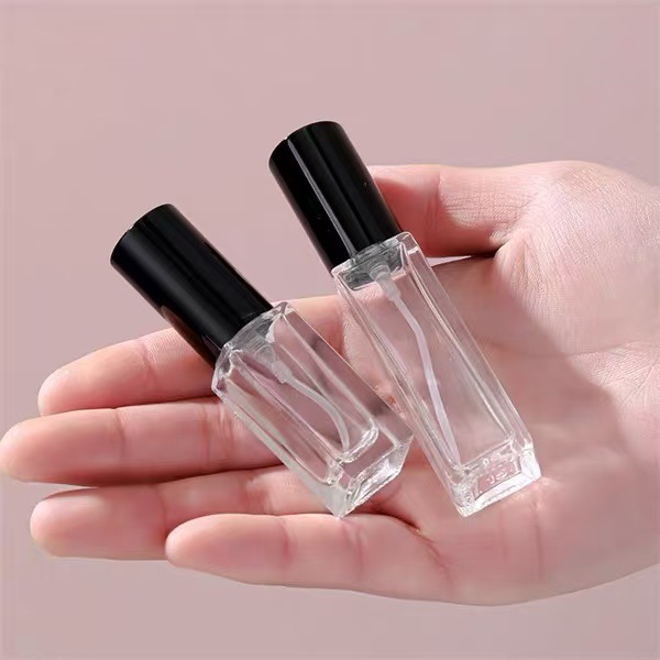 F001-5ML四方香水瓶 喷雾玻璃空瓶 玻璃瓶香水分装瓶便携瓶10ML