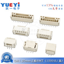 GH1.25mm��������ʽ���ۼӸ���Ƭ������2P-16P���½Ӳ����װɢ