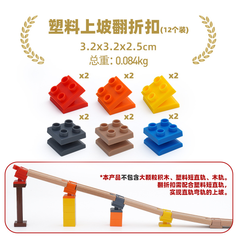 Descuento de plástico cuesta arriba (12 piezas)