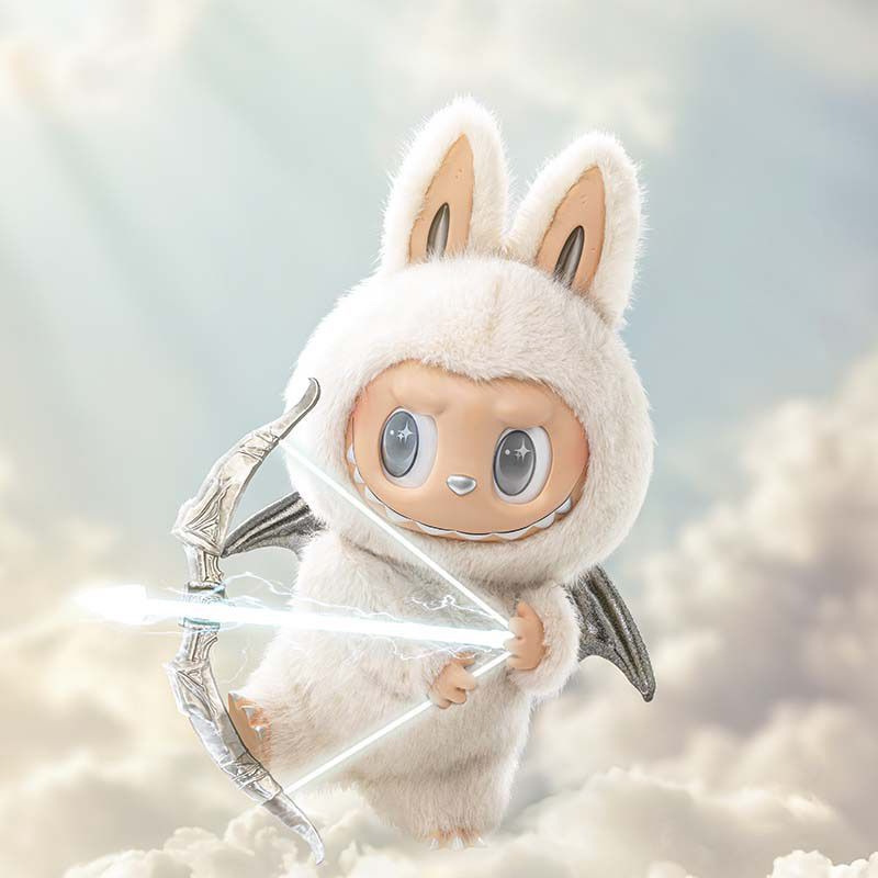 Bubble Mart Archangel Zimomo White Vinyl Doll Big Baby Figure Trendy Second Generation Motherland Edition