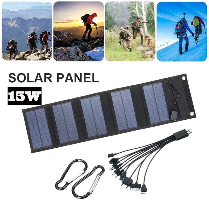 Handheld battery solar-powered