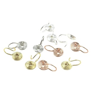 Korean version of women's painless ear clip mosquito coil earrings copper plated 18K gold painless earrings earrings earrings Accessories Wholesale