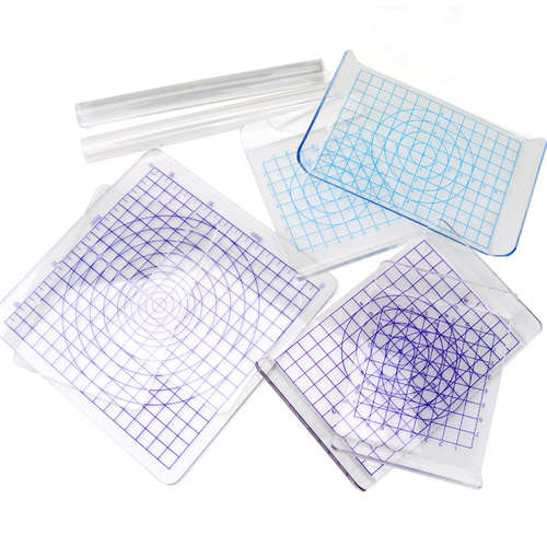 Transparent acrylic pressure plate, thickened U-shaped pressure plate, ultra-light clay workbench, clay rolling stick, rolling stick, rolling stick