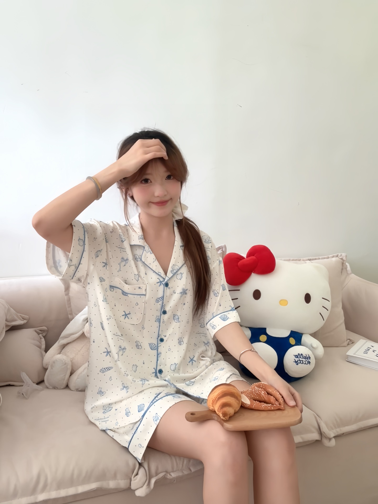 (반팔반바지) ZXZ675 라이트블루 쉘