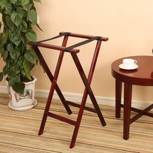 Luggage Rack Hotel Supplies Wooden Luggage Rack Portable Folding Luggage Rack Solid Wood Luggage Rack