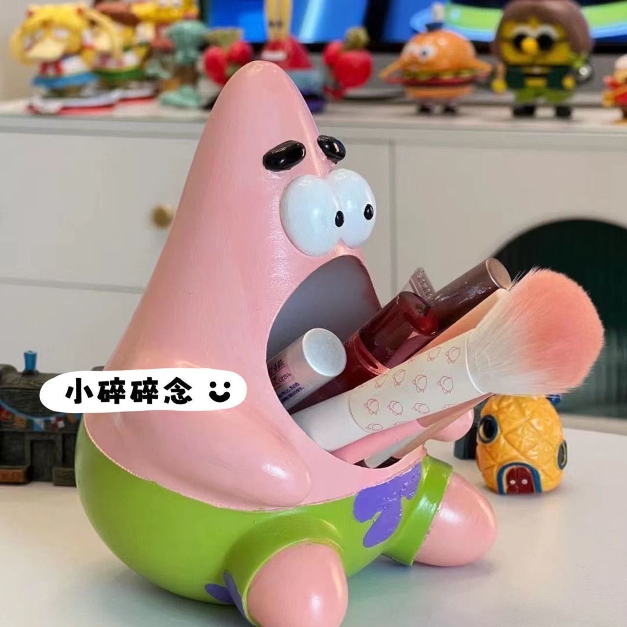 Pai Daxing Portalápices Adornos creativos Portalápices de Bob Esponja Portalápices Portalápices de dibujos animados Portalápices de dibujos animados Regalos de cumpleaños para estudiantes para niñas