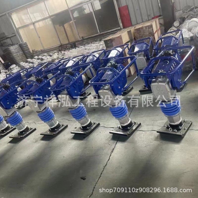 汽油地坪夯实机 手扶夯沥青打夯机 柴油多功能回填电动工地冲击夯